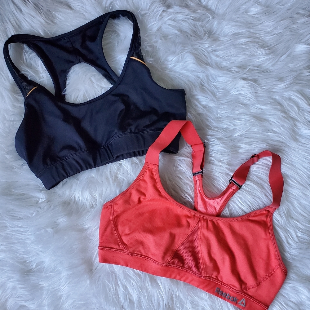 Two sports bras